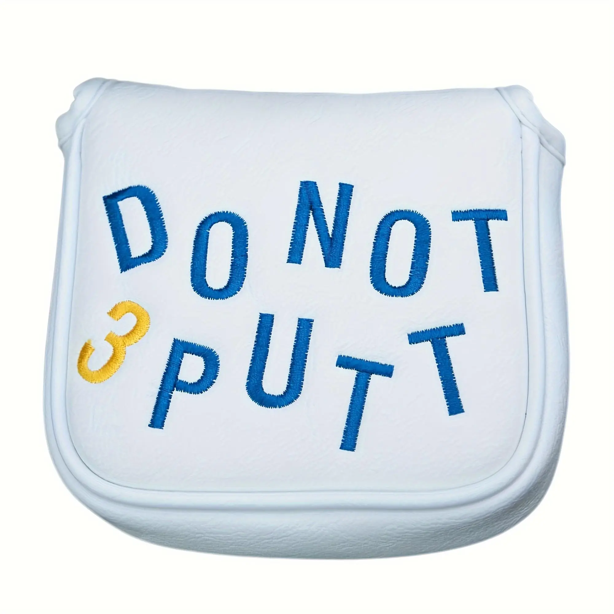 Don't Put Letter Embroidered Golf Putter Cover, Durable Club Protector, Golf Accessories for Men & Women, Perfect Golf Gifts for Golf Enthusiasts, Golf Gift Accessory