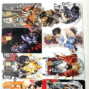 Anime Credit Card Sticker Covers Featuring Popular Characters and Detailed Artwork for Collectors