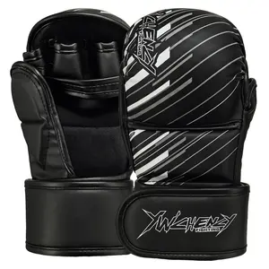 Pair of Boxing Gloves, Gym Gloves with Slip-On Design, Wrist Straps, Durable Gloves for Boxing, Comfortable Fitness Gloves for Training, Boxing Equipment, Boxing Training Gear