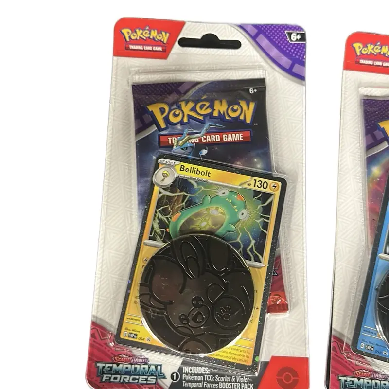 Pokmon Temporal Forces Promo Packs - Includes Bellibolt 130 Card & TCG  Booster Pack - Official Trading Card Game - TikTok Shop