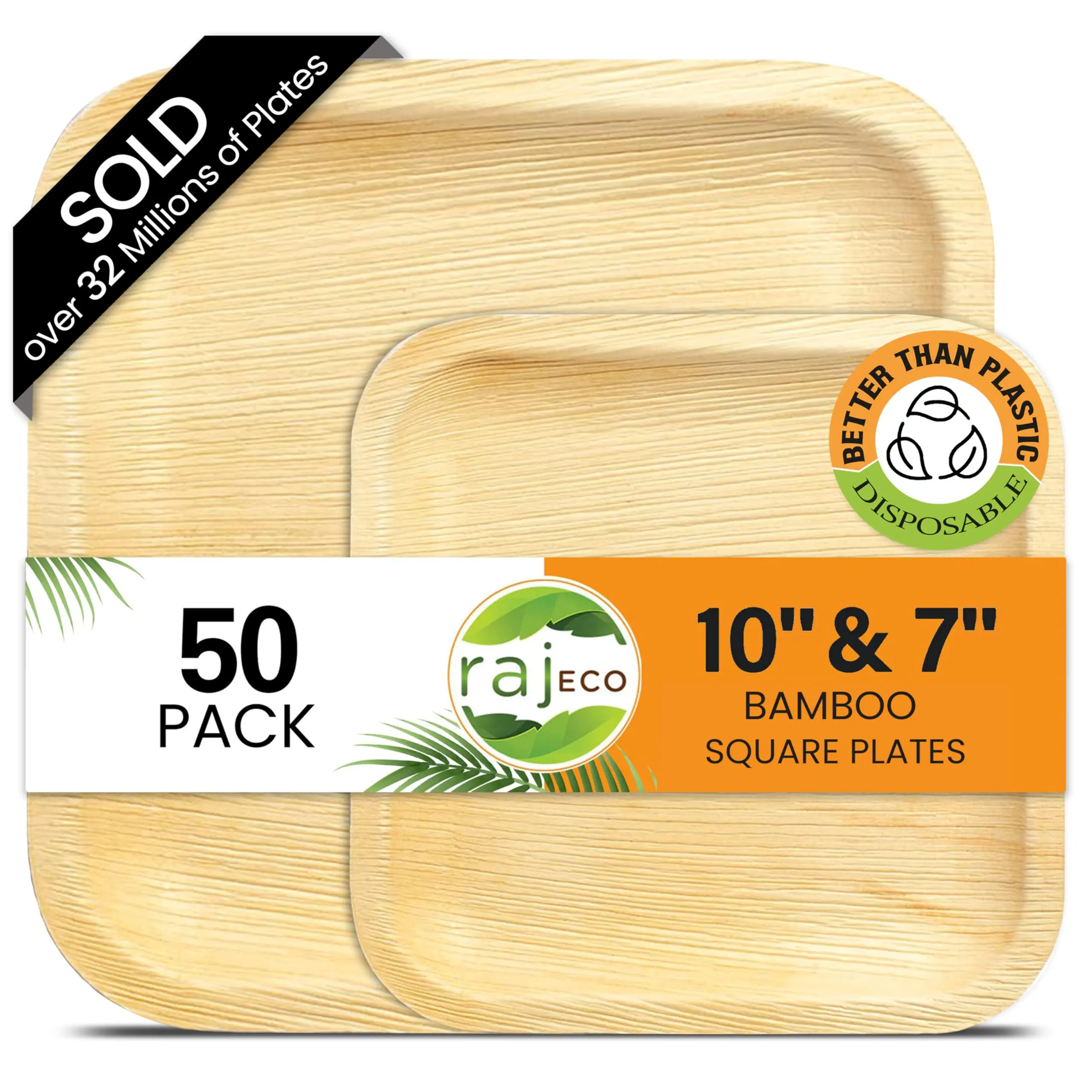 10 and 7 inch Square Plates