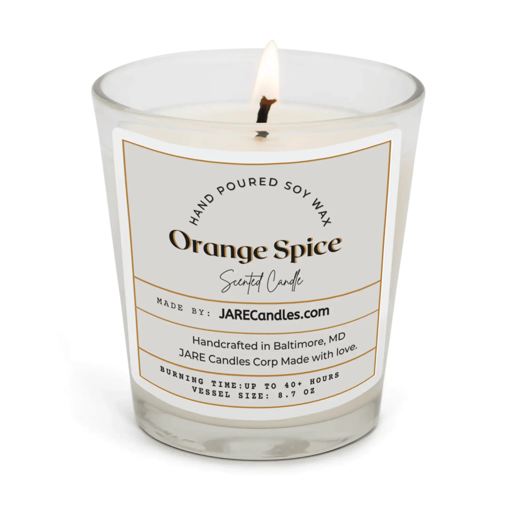 Orange Spice - Orange Clove Soy Wax Candle