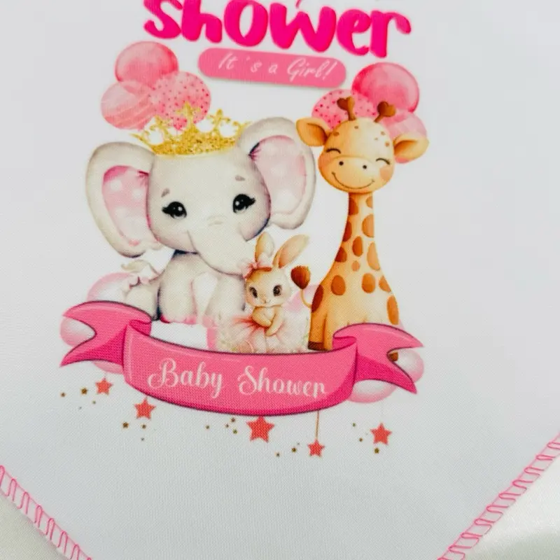12pcs Disposable Square Pink Napkins - 100% Polyester, 12x12in, Charming Look Set, Festive Baby Shower Party Supplies, Baby Shower Ideas, 12X12 Inches