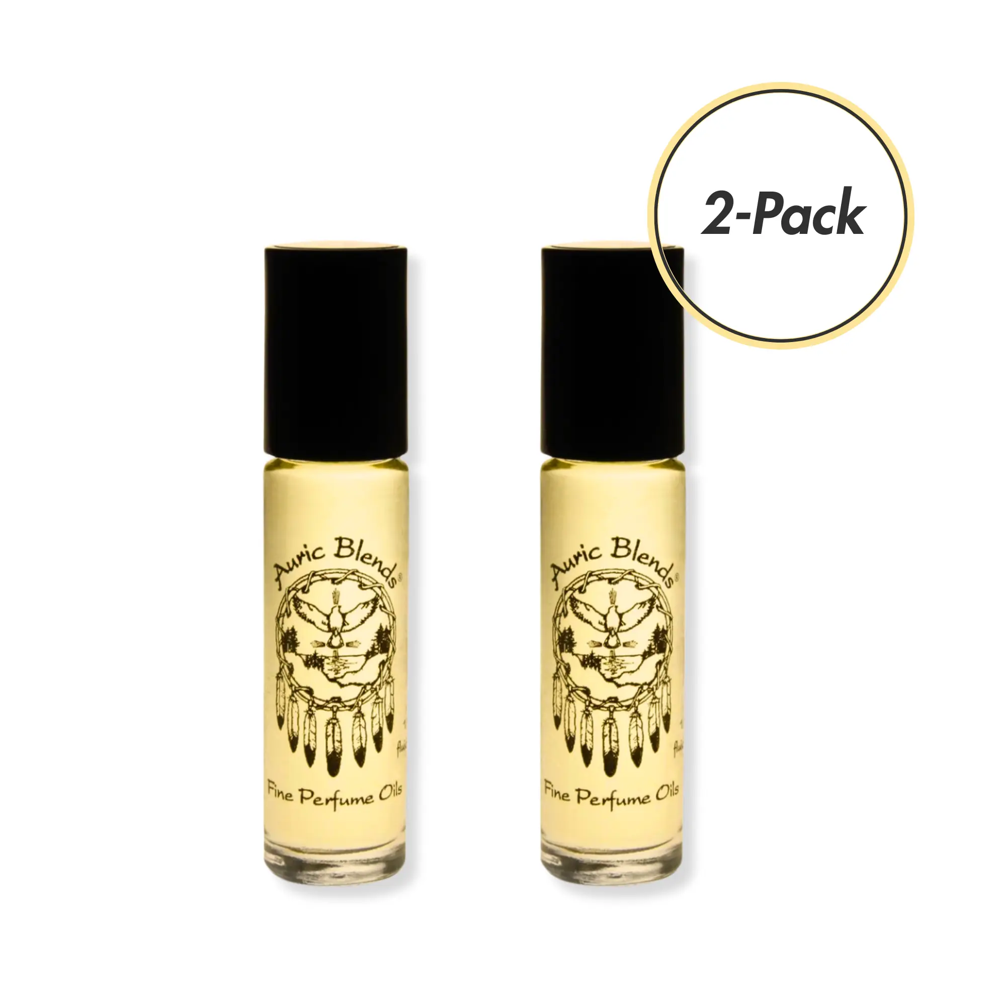 Auric Blends Egyptian Goddess Perfume Oil – 2 Pack ($27 value) - Women's Body Fragrance Floral Honeysuckle