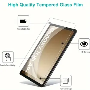 2-piece Set Premium For Samsung Galaxy Tab A9/A9+ 2023 High Definition Tempered Glass Screen Protector - High Clarity, Scratch-resistant, Shockproof