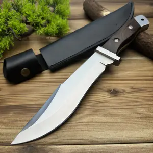 Outdoor fixed-blade straight knife, a wilderness survival knife. Suitable for outdoor adventures and camping activities.