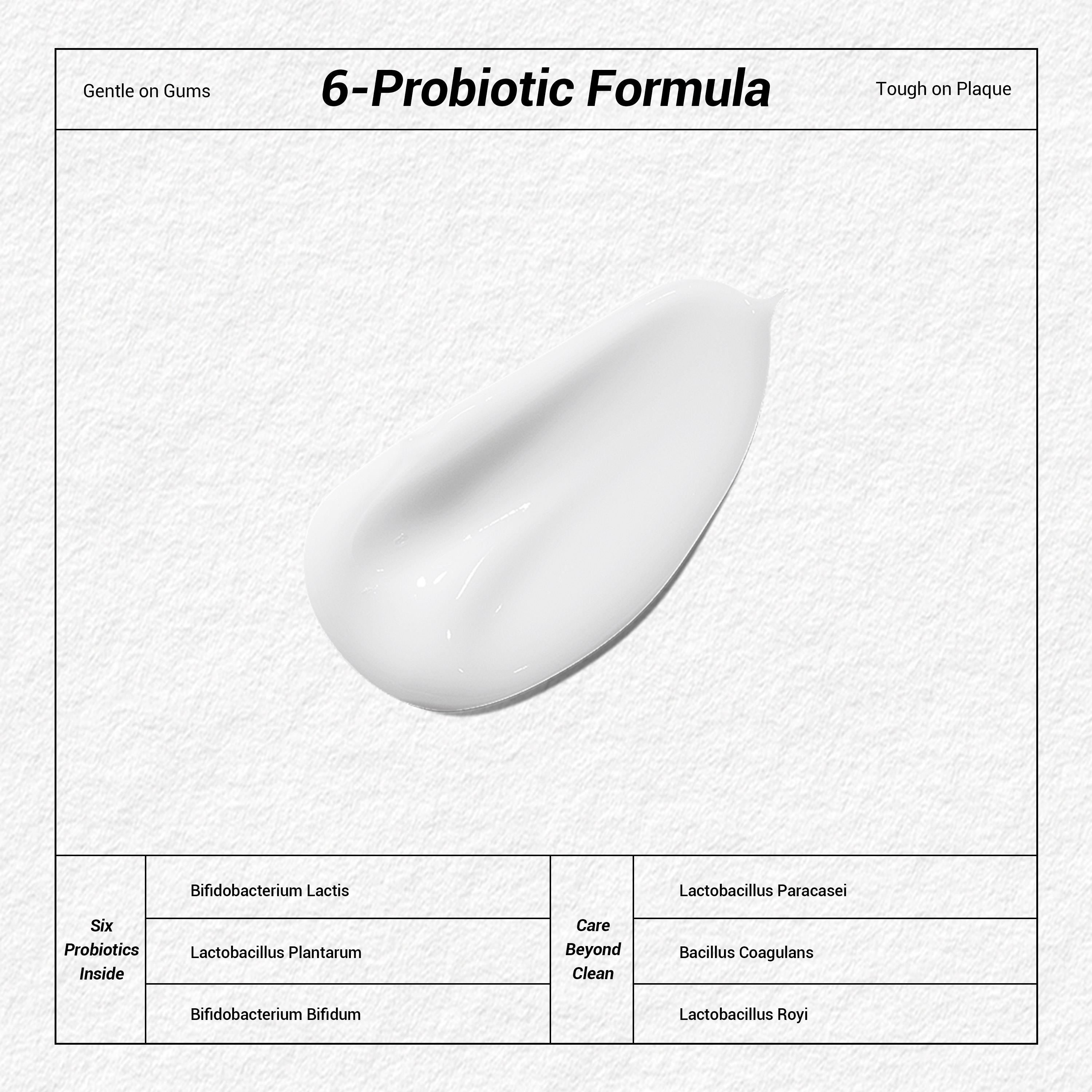 （MSDRWIKEY） SP-6 Toothpaste | Advanced Oral Care with Probiotics | Long-Lasting Fresh Breath & Enamel Protection | 4.59oz