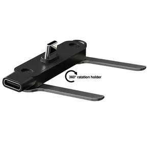 Multifunctional Phone Stand Charger Adapter, 1/2/3pcs Type-C Charging Cable, USB-C Charging Interface, Compatible with Type-C Phones, Cellphone