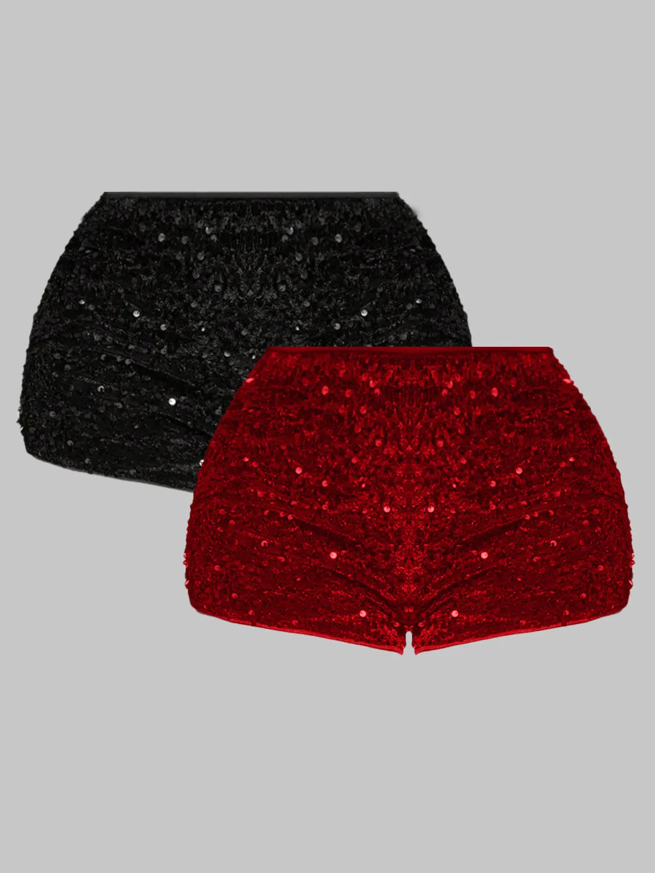 Sexy, Stylish & Slim-Fitting Sequin Elastic Hem Shorts Bottoms Women Style Perfect for multiple occasions including Christmas parties, New Year gatherings, Easter events, concerts, and casual getaways.