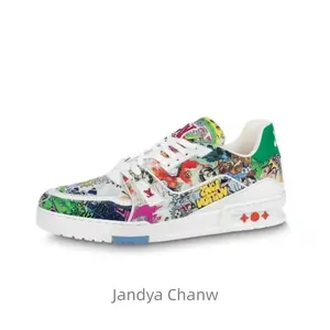 'Comical Multicolor' Fashionable retroversatile anti slip,wear-resistant and shockabsorbing sports basketball shoes