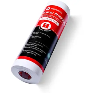 Embroidery Stabilizer   Backing 12" x 25 Yard roll, 2.0 Oz Medium Weight for Commercial and  Embroidery Machine