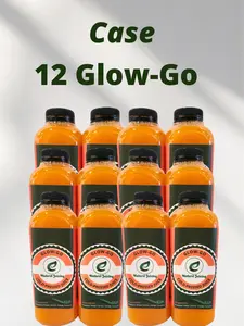 12 Glow-Go Juices with Pineapple Mango Carrots Orange Turmeric Rich in Vitamins A C B6 K Beta Carotene Supports Skin Vision Bone Cardiovascular Health