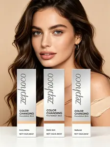 The 2-in-1 color-changing foundation stick offers natural tones, a lightweight texture, a matte finish, and a clear, transparent final effect. Suitable for everyday makeup use Foundation Stick；Stick Concealer；Stick Foundation