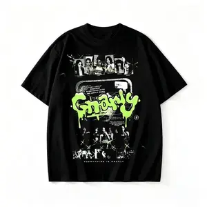 Vintage Graphic 200g 100%25 Cotton Katseye Gnarly T-Shirt Eyekon Kpop Fan Merch Unisex Y2K 90s Tee Retro Korean Idol Aesthetic Streetwear Gift for Her Him Crew Neck Soft