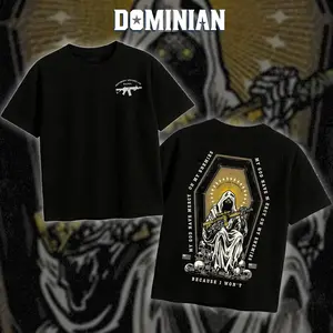 DOMINIAN My God Have Mercy On My Enemies T-Shirt/Hoodie , Vintage Grim Reaper Sniper Graphic Tee, Retro U.S. Army Military Warrior Creed Streetwear, Heavy Cotton Tactical Collection, Gift for Men