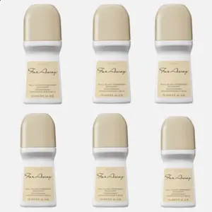 Avon Far  Away Roll-on Deodorant Set of 6 Classic Fragrance 2.6 oz Antitranspirant Protection for Ultimate Freshness