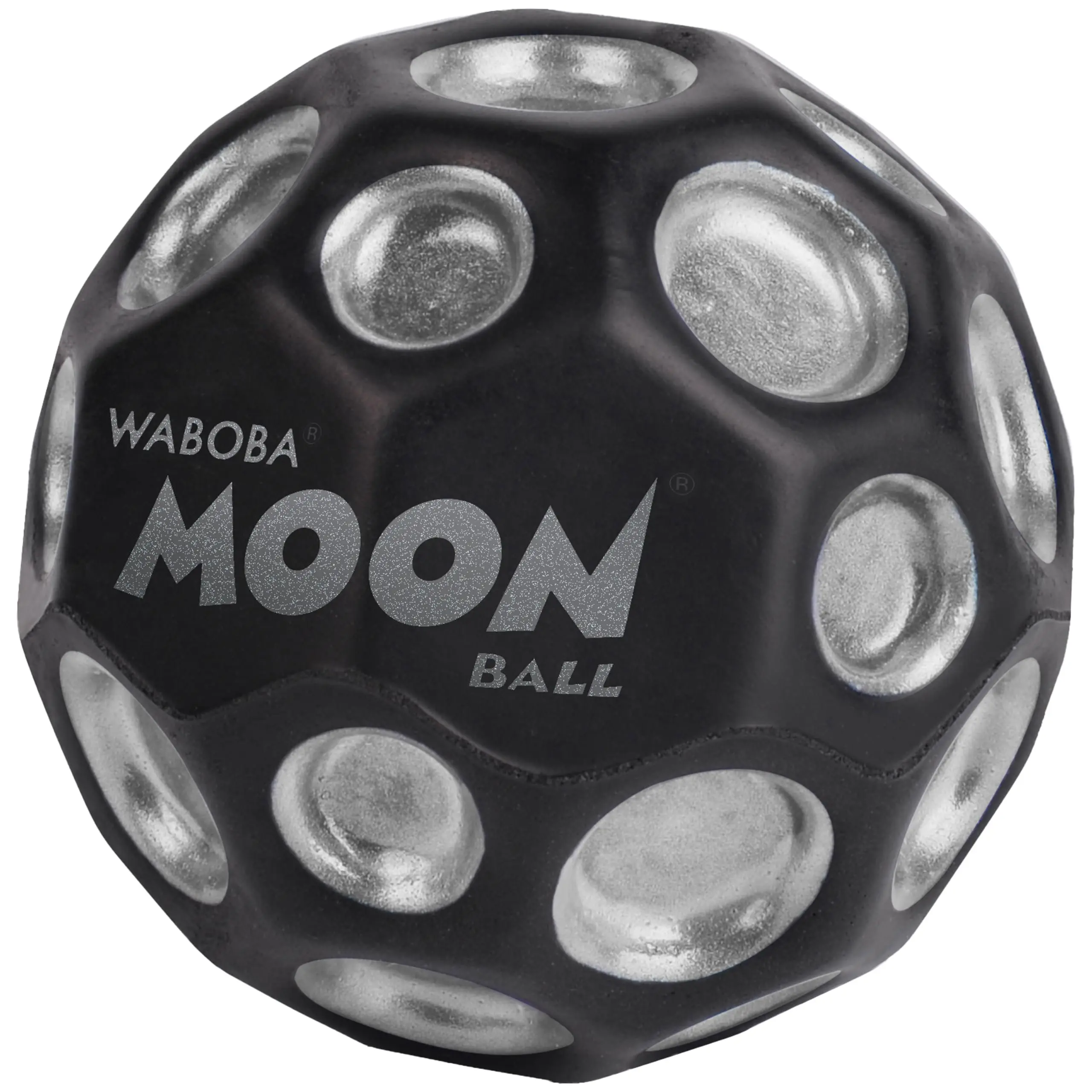 Waboba Moon Ball Dark Side of The Moon – Hyper Bouncy Ball for Extreme Bounce and Outdoor Play, Durable High Bounce Ball for Kids, Teens, and Adults