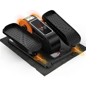 Under Desk Elliptical Machine, Electric Ellipse  Exerciser for Senior, Quiet and Compact Electric Seated Pedal Exerciser for  with Display , Remote Control and 12 Adjustable Speeds