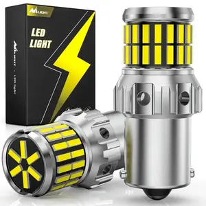 Nilight 1156 4014 63SMD BA15S 7506 1003 1141 P21W LED Bulbs (Pairs) Super Bright Waterproof Headlight Longer Lifespan Easy Installation  dealsforyoudays
