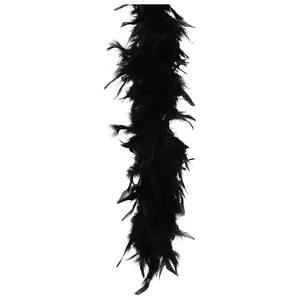 80 Gram Black Feather Boa