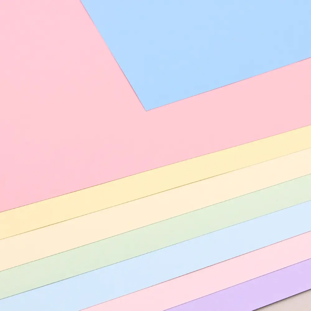 20 Sheets Of Macaron Colored Cardboard, A4 Size (8.26 * 11.69in), Double-Sided Matte Smooth, Thickness 200gsm, 10 Colors, Handmade Diy, Background Board, Painting, Material Tools, Handmade Crafts, Scrapbook Materials ﻿L