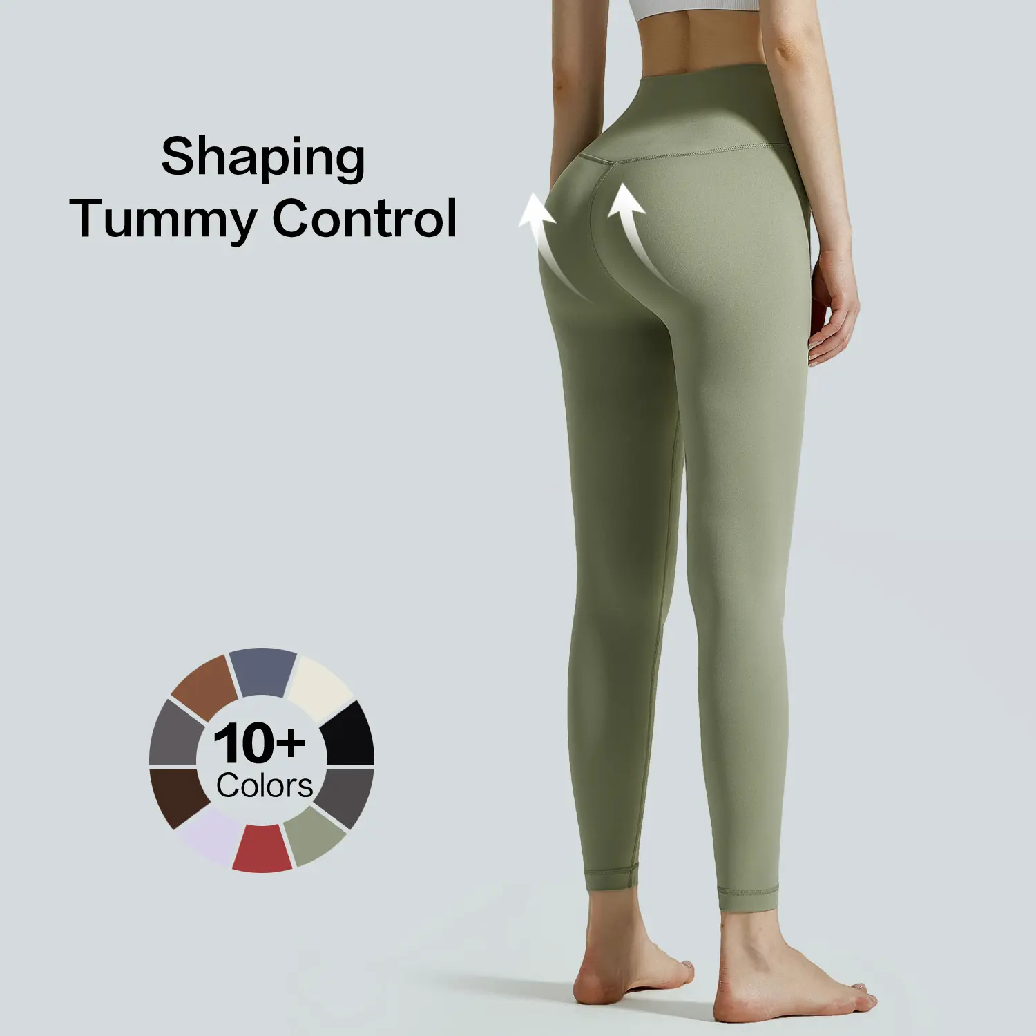 Slimwest Gaoshi line nude high elastic yoga wear nine-point pants for women high waist hip lift quick dry running cycling sports fitness trousers