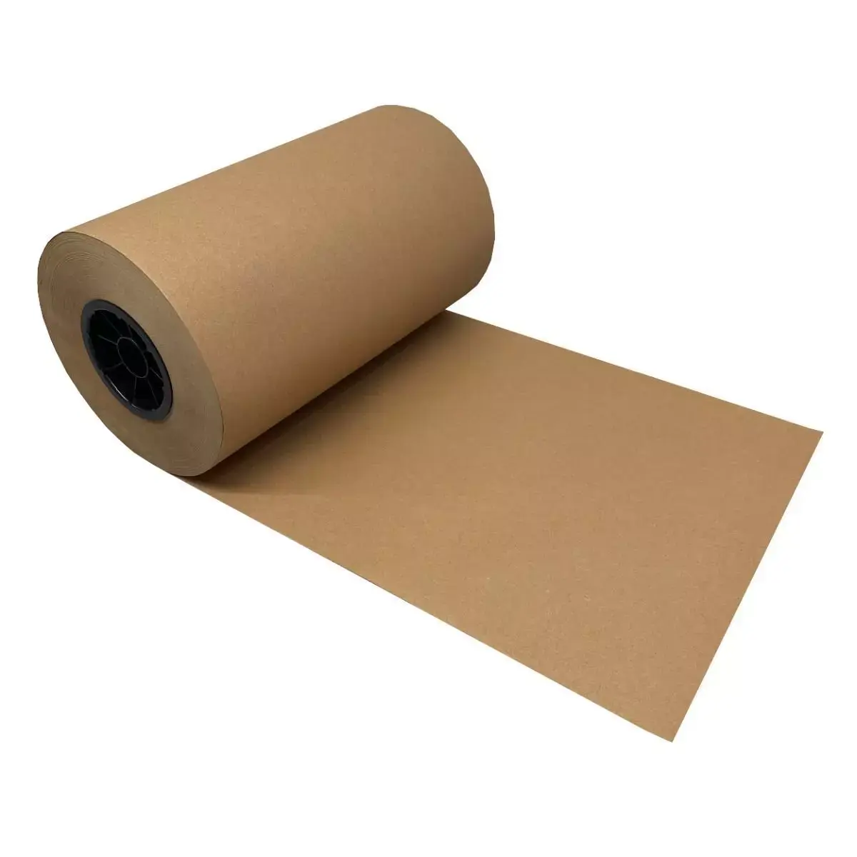 UOFFICE 50 Lbs. Kraft Paper Roll 600' x 12" Brown Wrapping Cushioning Fill for Shipping & Protective Uses