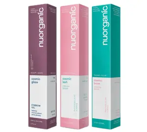 nuorganic Eyelash Growth Serum  + Cosmic Glaze Eyebrow Gel + Cosmic Brow Eyebrow Serum (3qty)