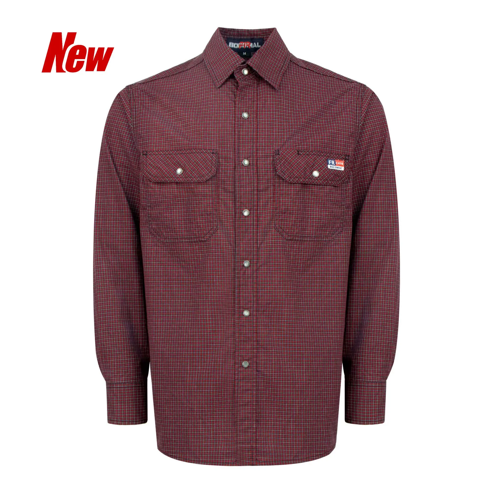 5.5 oz FR Plaid Shirt - B841