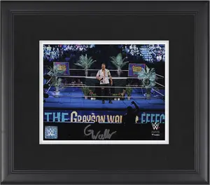 Grayson Waller WWE Framed Autographed 8" x 10" The Grayson Waller Effect Photograph - Fanatics Authentic Certified
