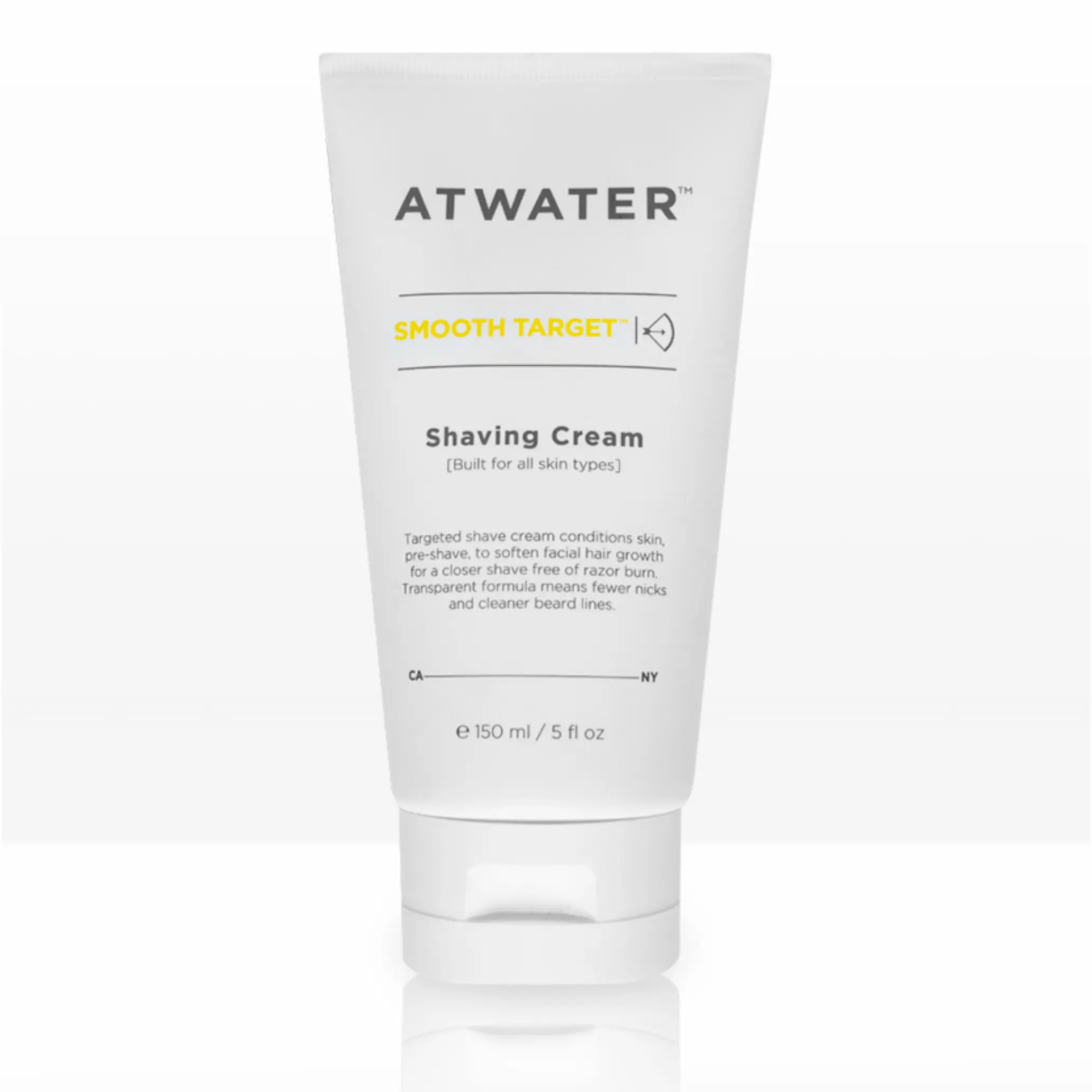 ATWATER Smooth Target Shaving Cream: The Ultimate Shaving Solution for Sensitive Skin Featuring Translucent Formula with Rosa Gallica Extract