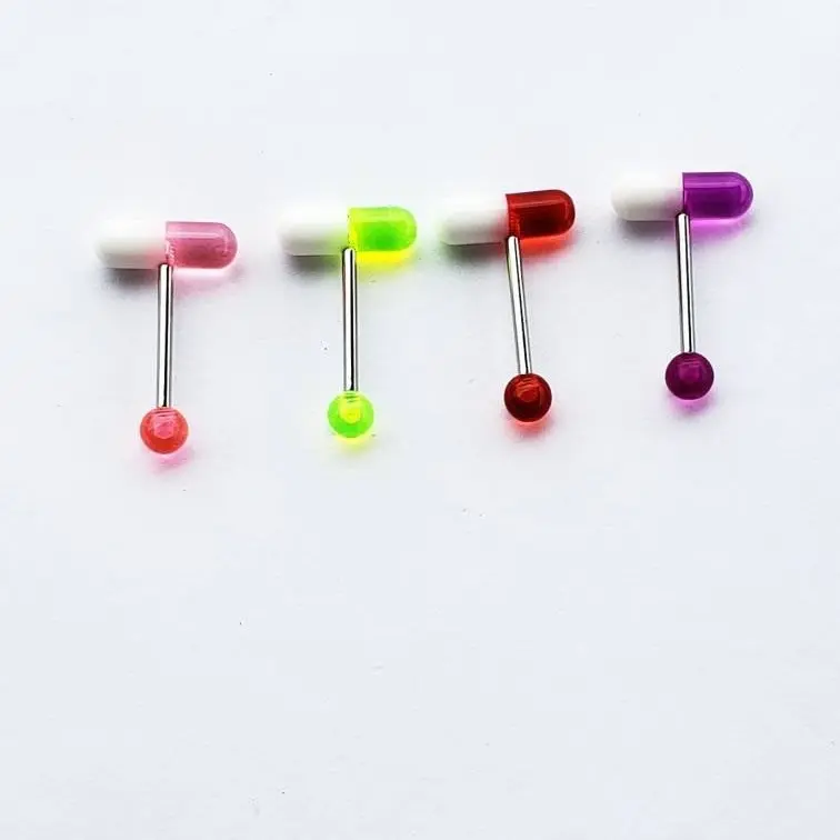 14g tongue barbell, surgical steel body jewelry 14g tongue barbell, surgical steel body jewelry