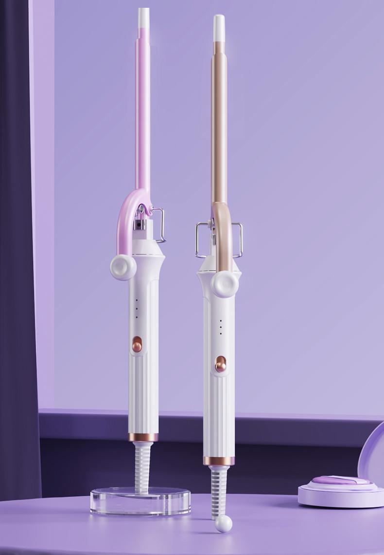 9mm curling iron for wool-like tight curls, mini hair curler, dorm-friendly hair styling tool