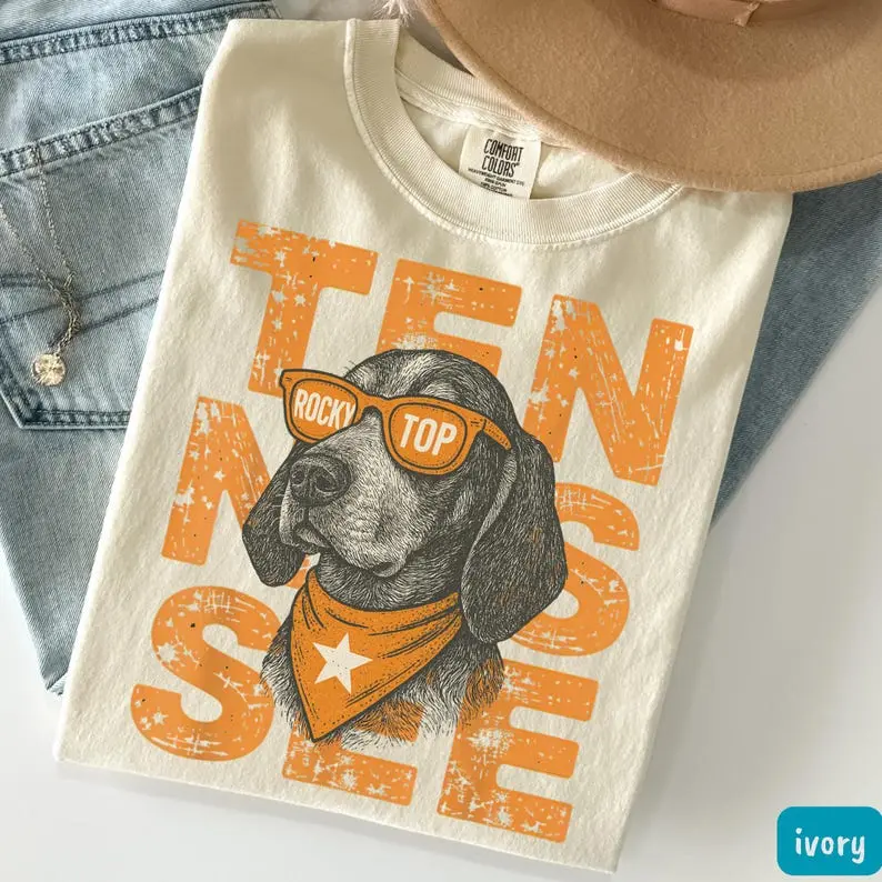 Comfort ColorsRocky Top Tennessee Football Shirt University of Tennessee Volunteers Shirt Tennessee Game Day T-Shirt Tennessee Vols Shirt