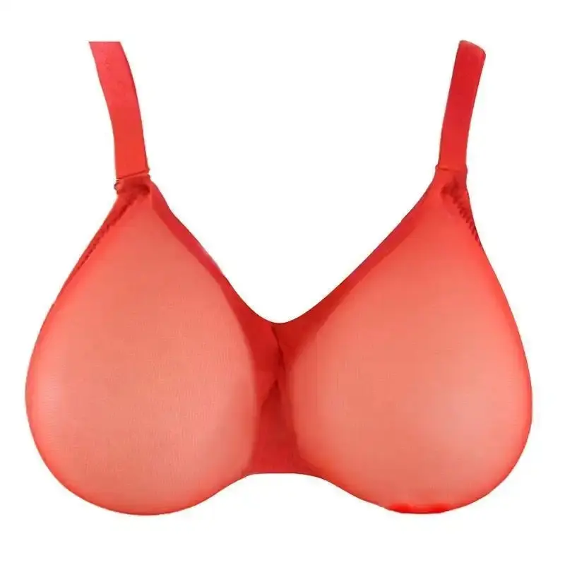 G cup bra, male cosplay, crossdresser, realistic silicone breast forms, large breast inserts, costume breast padding