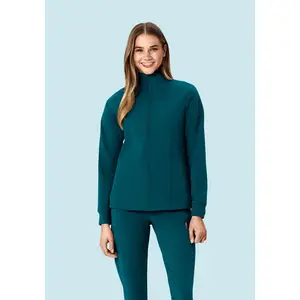 Women's Modern Scrub Jacket Caribbean Blue