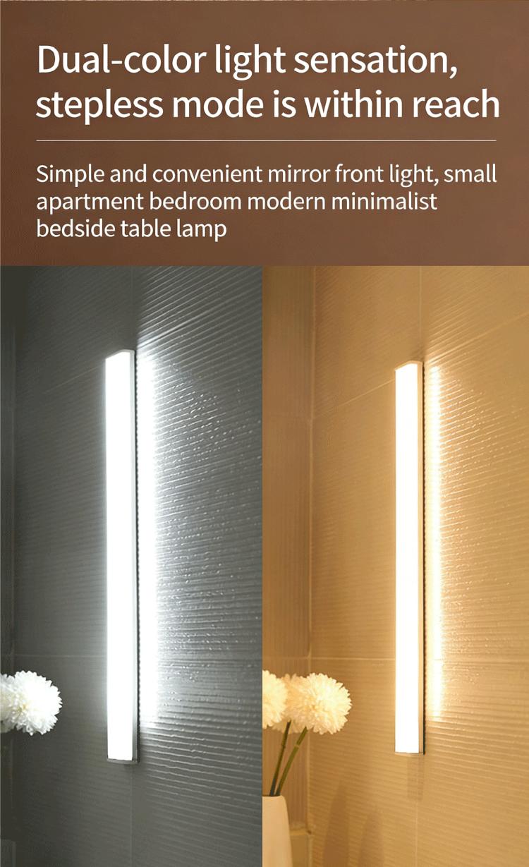 6-Pack Smart Night Light Wireless Magnetic Rechargeable Stick-On Under Cabinet Lights, 11.8in Motion-Activated Instant On, Dimmable White Color Temp, Ideal for Kitchen, Stairs