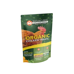 Organic Chicken Treats with Marigold, Alfalfa, & Oregano