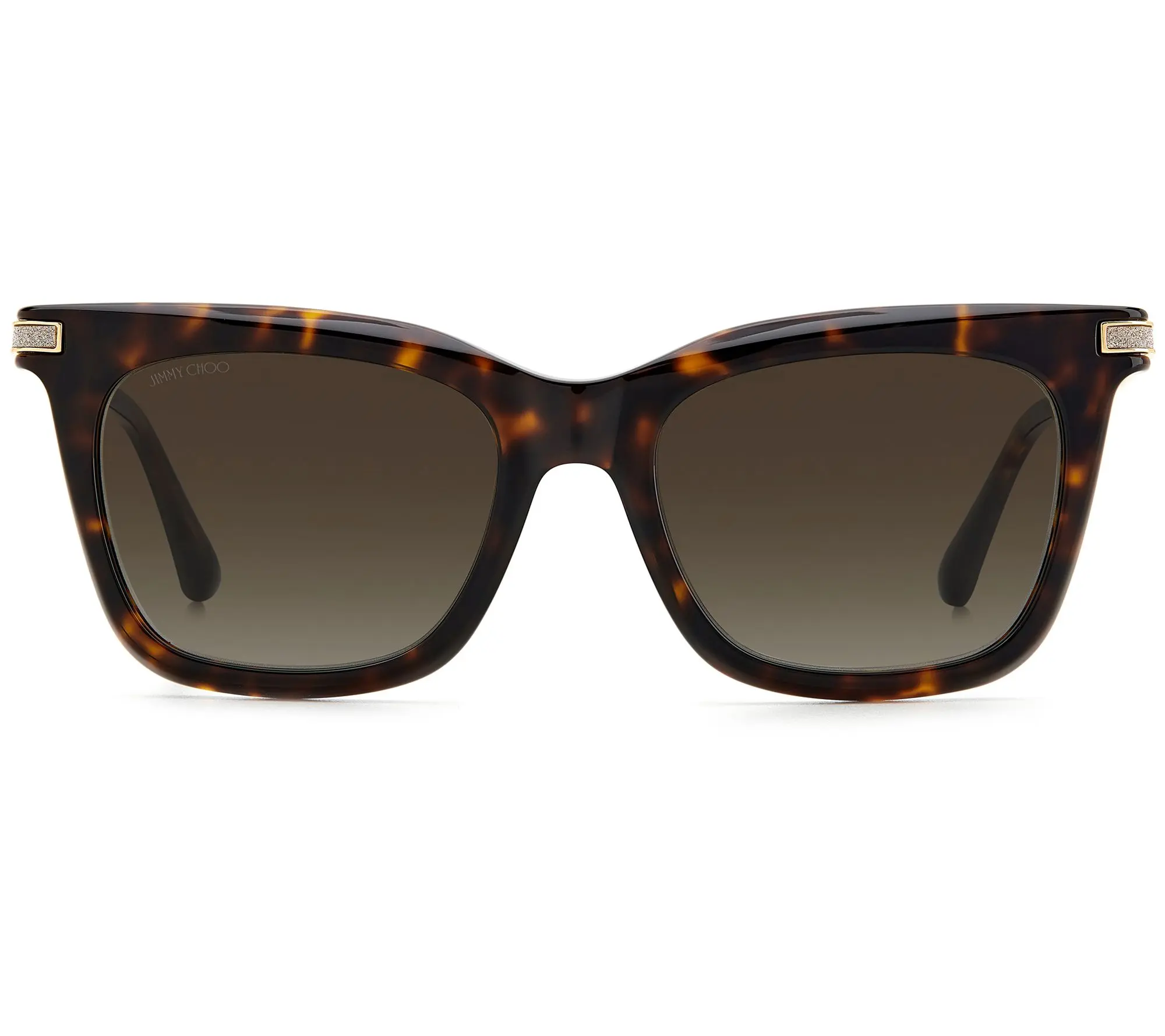 Jimmy Choo Olye Havana Square Sunglasses