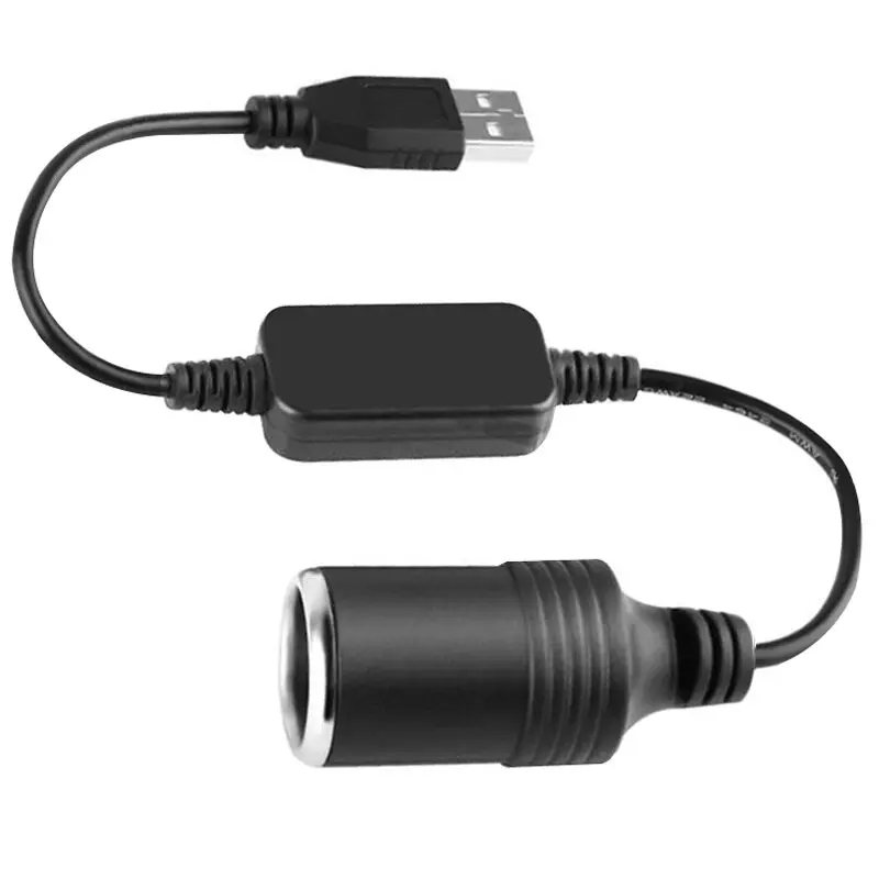 2026 1pc 5V 2A USB To 12V Cigarette Lighter Socket USB Male to Female Cigarette Lighter Adapter Converter Car Electronics Accessories 2026 For your cars New for your car décor