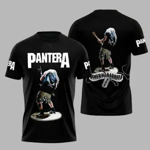 Pantera Band Dimebag Darrell Men's Jersey, Pantera 2026 3D Round neck Jersey, 90s Records Rock Jersey, Groove Metal Rock Band Shirt, Oversized Vintage Jersey, Heavy Metal Merch, Gift for Rock Fans