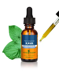 Organic Kava Root Liquid Extract for Stress Support & Relaxation: Vegan Kava Extract, Non-GMO Kava Kava Tincture for Calm & Relaxed Mood, Gluten-Free*