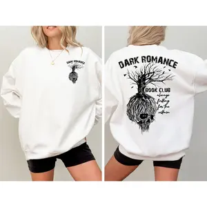 Dark Romance Book Club 2-Sided Sweatshirt, T-shirt, Hoodie, Dark Romance Merch Romance Reader Booktok Merch Reading T-shirt Book Shirt Book Lover Hoodie