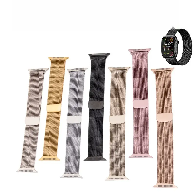 Milanese Stainless Steel Watch Band Compatible with Apple Watch Series 10/11/SE/Ultra 2/1/3 Milanese Stainless Steel Watch Band Compatible with Apple Watch Series 10/11/SE/Ultra 2/1/3