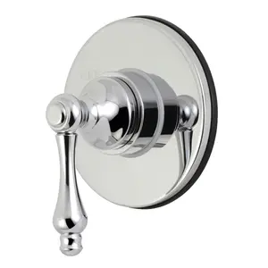 Kingston Brass  Traditional Single-Handle Three-Way Diverter Valve with Trim Kit, Polished Chrome