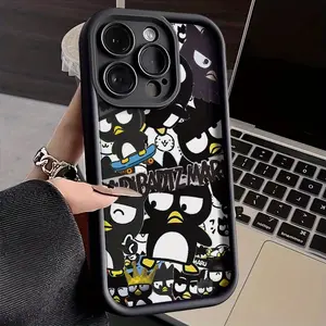 Sanrio Bad Badtz Maru Fun Cool Cartoon Cute Phone Case, Officially Licensed by Sanrio, Full Protection Shockproof Phone Case, Compatible with iPhone 16/15/14/13/12/11 Pro Plus Pro Max