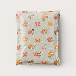 Golden Blossom Poly Mailer