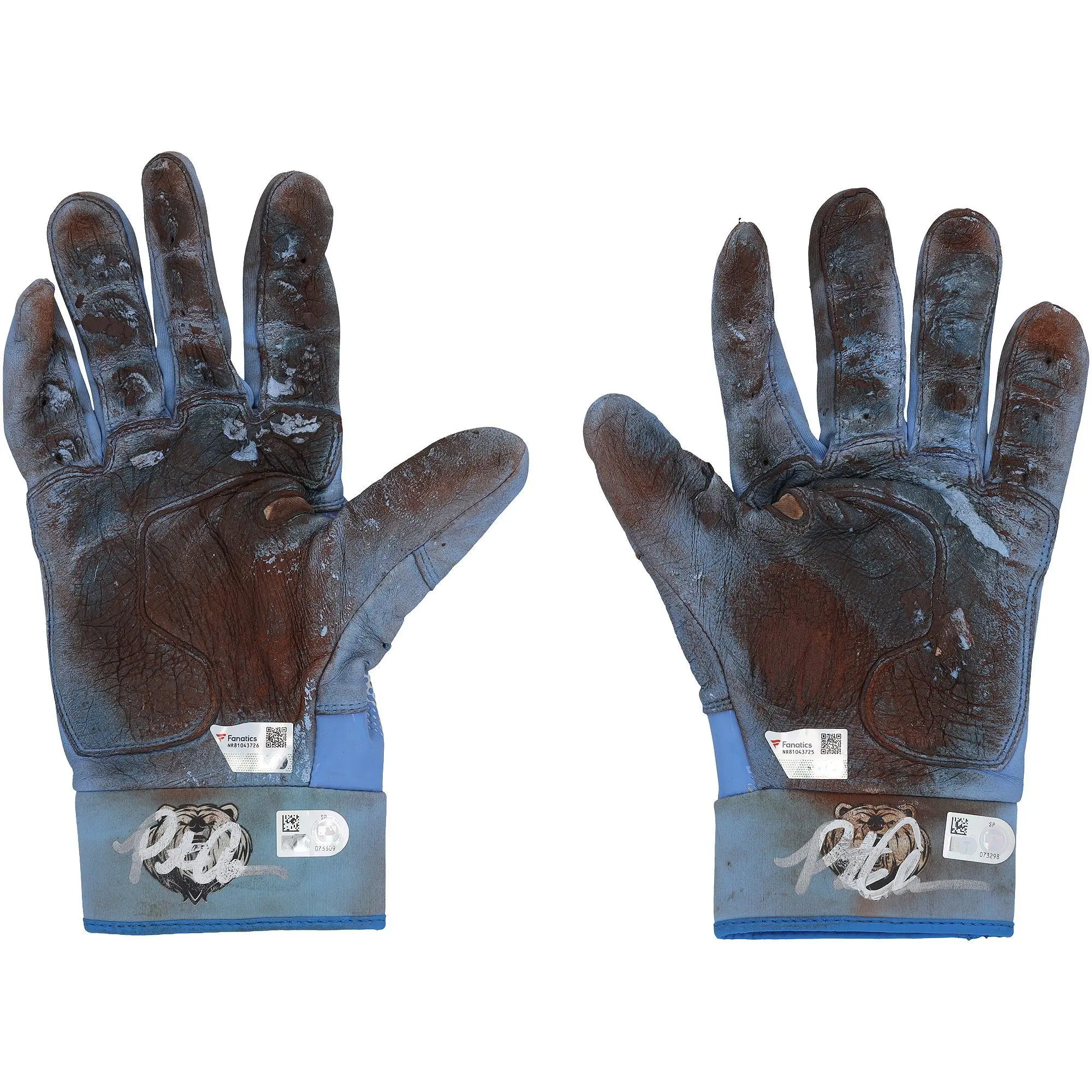 Pete Alonso New York Mets Autographed Game-Used Blue Nike Batting Gloves from the 2025 MLB Season - NR81043725-26 - Fanatics Authentic Certified