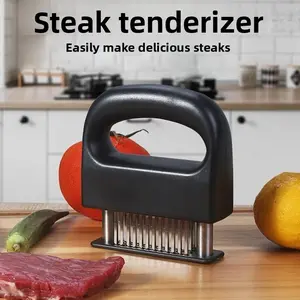 48 Needle Tenderizer Stainless Steel Meat Tenderizer Ring Steak Bone Remover Pork Chop Chicken Breast Marinator Tool Kitchen Gadget