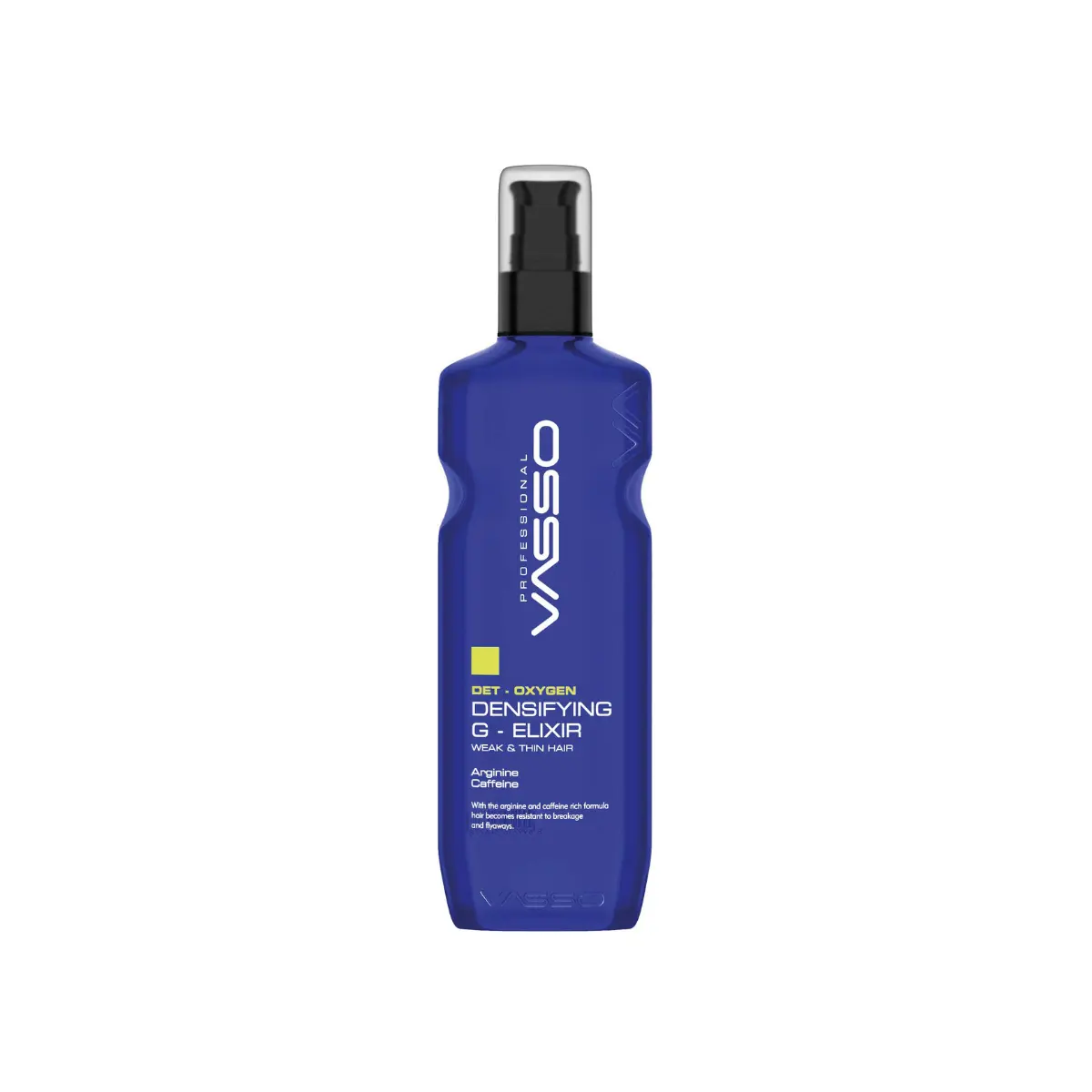 Vasso Densifying G-Elixir Hair Volumizer with Caffeine & Arginine – Lightweight Leave-In Gel for Fine & Weak Hair, 175ml